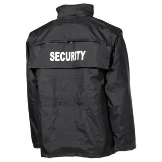 Jacke, "Security", schwarz, wasserdicht, antistatisch