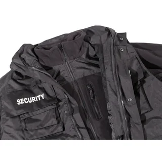 Jacke, "Security", schwarz, wasserdicht, antistatisch