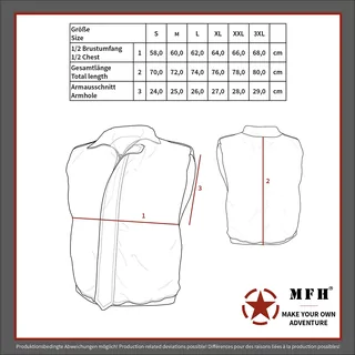 Softshell Weste, "Allround", schwarz