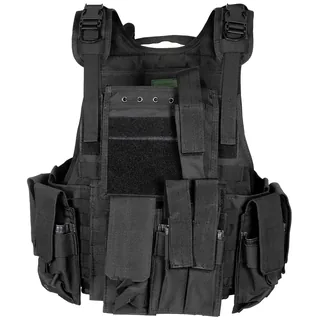 Weste, "Ranger", div. Taschen, schwarz