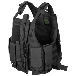 Weste, "Ranger", div. Taschen, schwarz
