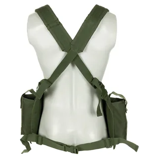 Chest Rig, 9 Taschen, oliv