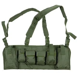 Chest Rig, 9 Taschen, oliv
