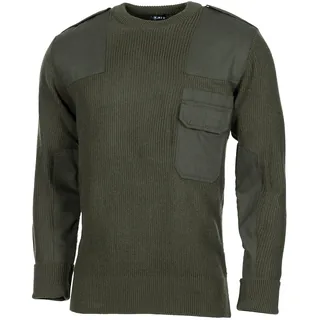 BW Pullover, mit Brusttasche, oliv