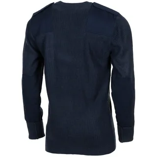 BW Pullover, mit Brusttasche, blau