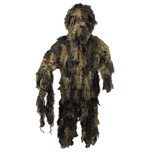 Tarnanzug, "Ghillie", 4-teilig, woodland