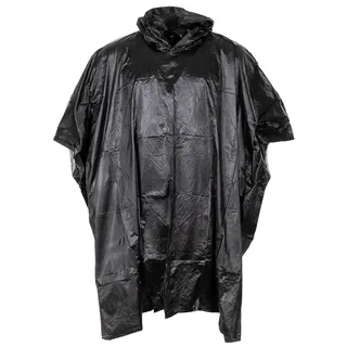 Poncho, Vinyl, schwarz, ca. 200 x 127 cm, 0,12 mm