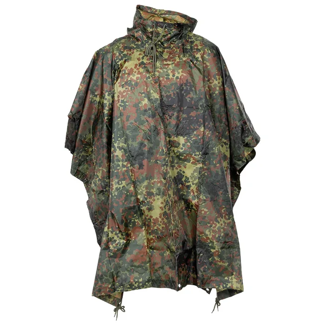 Poncho, Rip Stop, flecktarn, ca. 144 x 223 cm