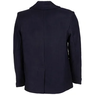 US Pea Coat, blau, mit blauen Knöpfen
