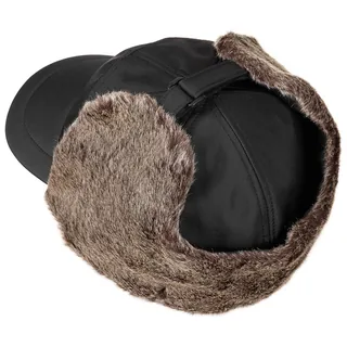 Winter Cap, "Trapper", schwarz