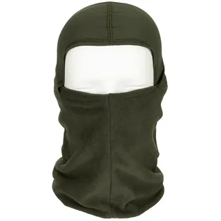 Rundschal, Fleece, oliv, mit Kopfteil