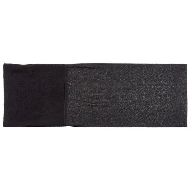 Rundschal, Fleece, schwarz