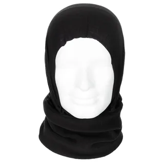 Rundschal, Fleece, schwarz