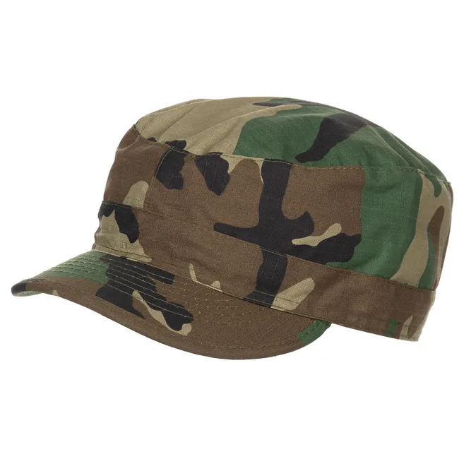 US BDU Feldmütze, Rip Stop, woodland