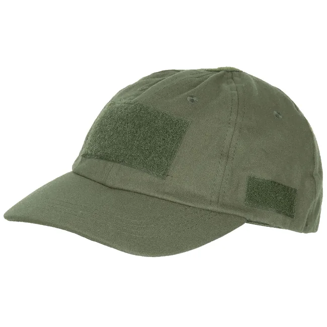 Einsatz-Cap, mit Klett, oliv