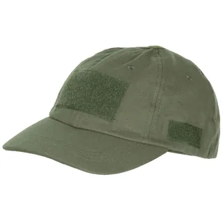 Einsatz-Cap, mit Klett, oliv