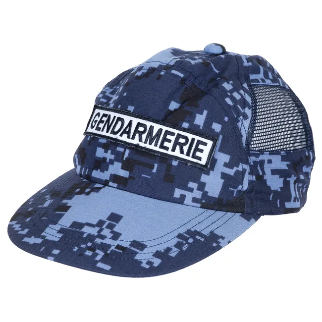 US Cap, digital blau, mit Netzeinsatz, größenverst.