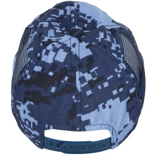 US Cap, digital blau, mit Netzeinsatz, größenverst.