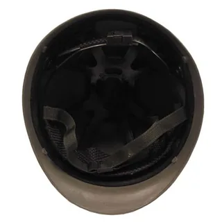 US Helm, Kunststoff, mit Stoffbezug, flecktarn
