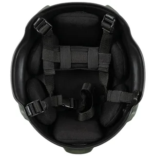 US Helm, "MICH 2002", Rails, oliv, ABS-Kunststoff