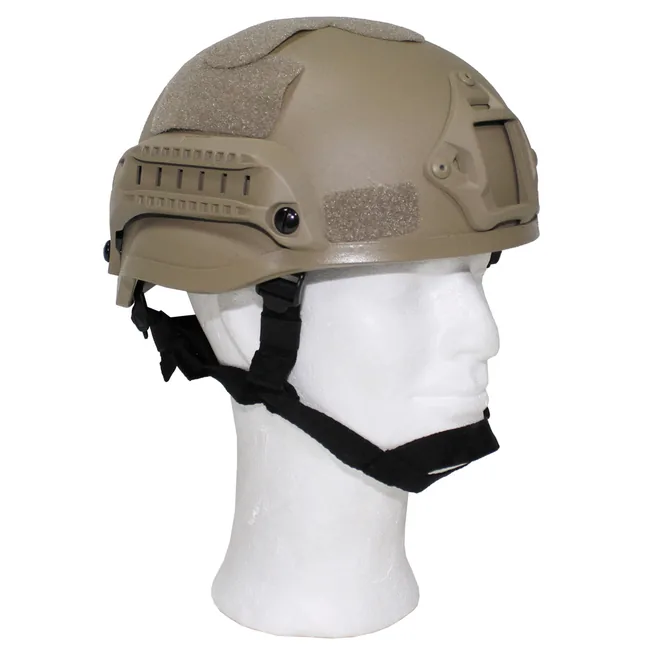 US Helm, "MICH 2002", Rails, coyote tan, ABS-Kunststoff