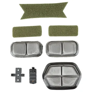US Helm, FAST-Fallschirmjäger, oliv, Rails, ABS-Kunststoff
