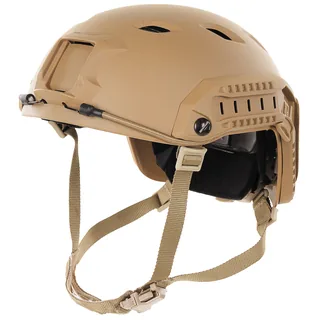 US Helm, FAST-Fallschirmjäger, coyote, Rails, ABS-Kunststoff