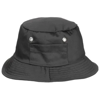 Schlapphut (Fischermütze), kleine Seitentasche, schwarz