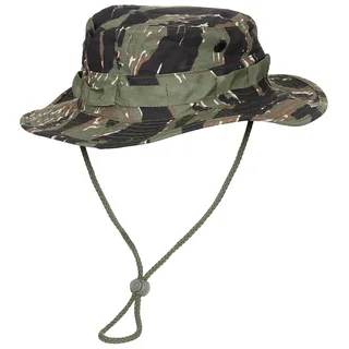 US GI Buschhut, Kinnband, GI, Boonie, Rip Stop, tiger stripe