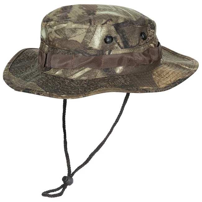 US GI Buschhut, Kinnband, GI, Boonie, Rip Stop, hunter-braun