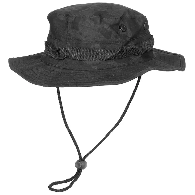 US GI Buschhut, Kinnband, GI, Boonie, Rip Stop, night-camo