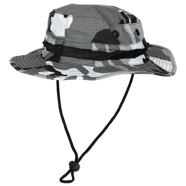 US GI Buschhut, mit Kinnband, GI Boonie, Rip Stop, urban