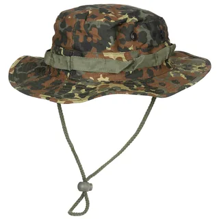 US GI Buschhut, mit Kinnband, GI Boonie, Rip Stop, flecktarn