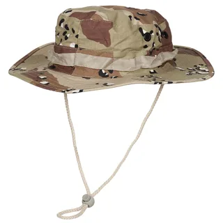 US GI Buschhut, Kinnband, GI, Boonie, Rip Stop, 6 Fa. desert