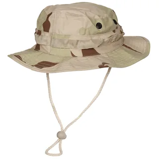 US GI Buschhut, Kinnband, GI, Boonie, Rip Stop, 3 Fa. desert