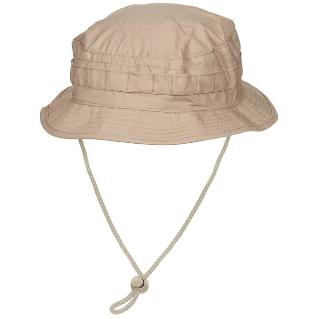 Brit. Buschhut, mit Kinnband, SF Boonie, Rip Stop, khaki