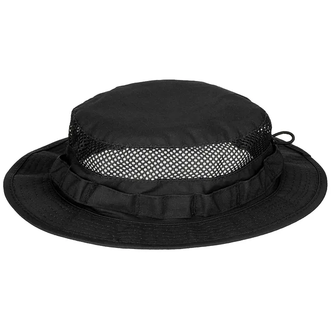 Buschhut, "Mesh Boonie", schwarz