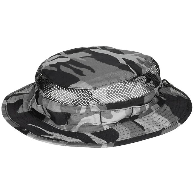 Buschhut, "Mesh Boonie", grey camo