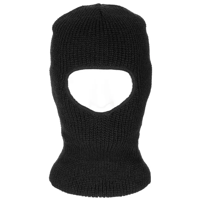 Balaclava 1-Loch, schwarz
