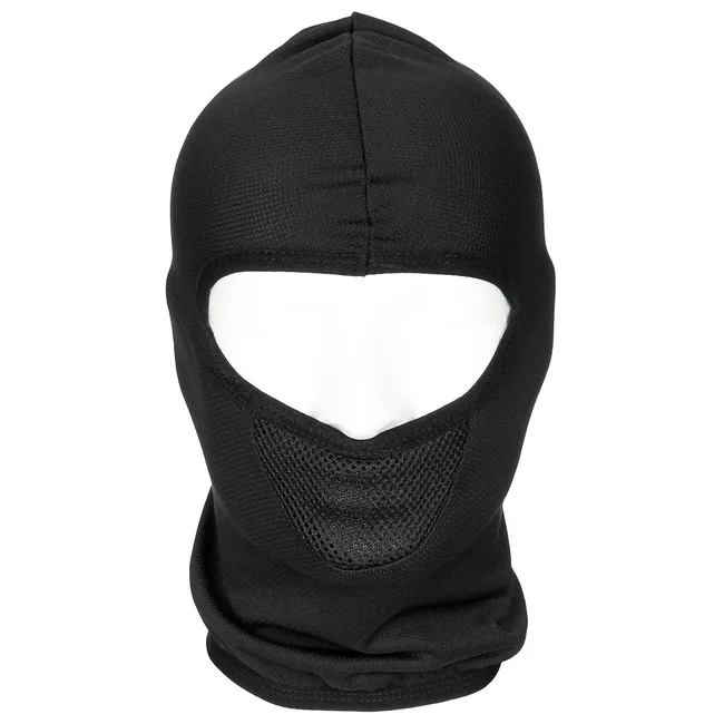 Balaclava, "Tactical", 1-Loch, schwarz