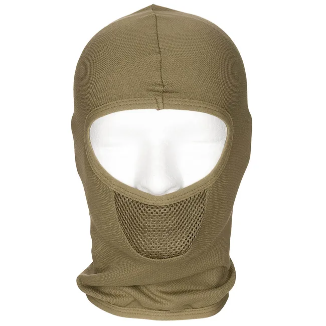 Balaclava, "Tactical", 1-Loch, coyote tan