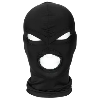 Balaclava, 3-Loch, dünn, schwarz