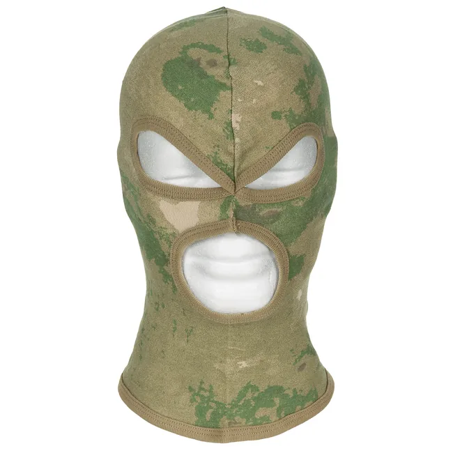Balaclava, 3-Loch, dünn, HDT-camo FG, 100 % Baumw.