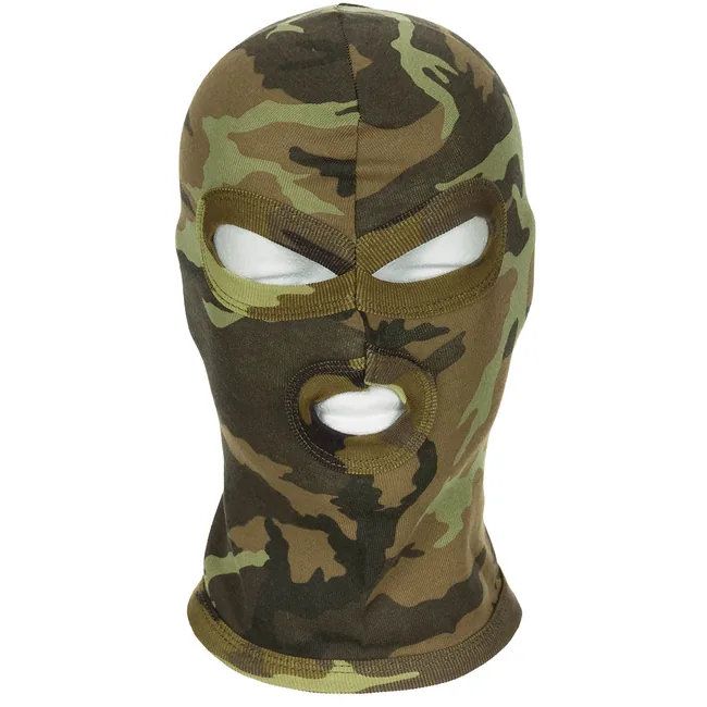 Balaclava, 3-Loch, dünn, M 95 CZ tarn, 100 % Baumwolle