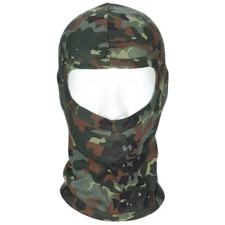 Balaclava, 1-Loch, dünn, flecktarn, 100 % Baumwolle