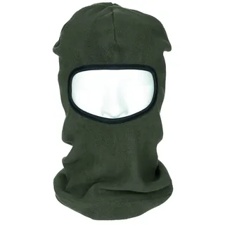 Balaclava, 1-Loch, oliv, Polyester-Fleece