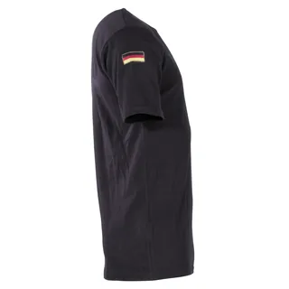 BW Tropenunterhemd, schwarz, Klett, Nationalitätsabzeichen