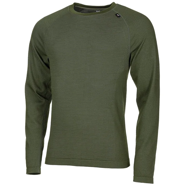 Unterhemd, "Merino 50", oliv