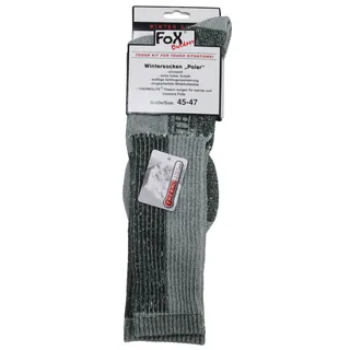 Wintersocken, "Polar", oliv-weiß