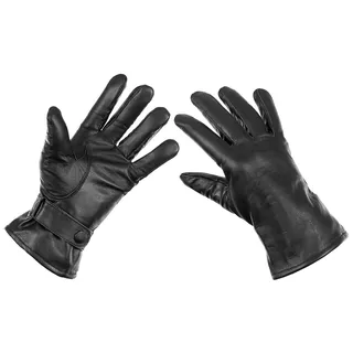 BW Lederhandschuhe, schwarz